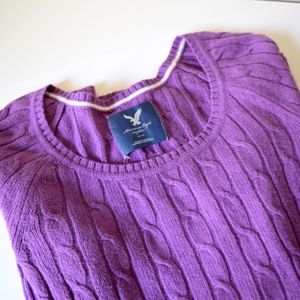 American Eagle Knit Scoop Neck Sweater